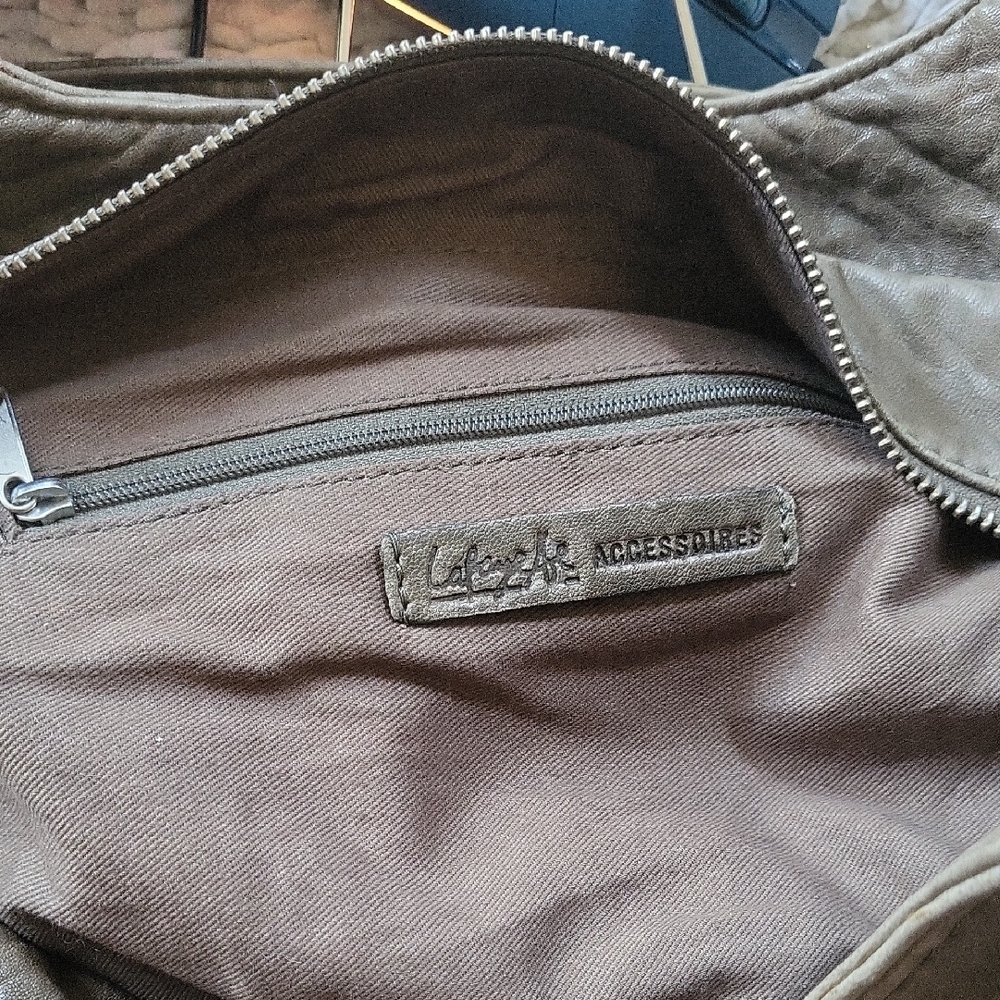 Olive Green Hobo Bag - Picture 4 of 5